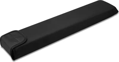 A black protective case for a Bose TV Speaker is shown against a white background.