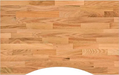 Immagine prodotto di vidaXL Piano scrivania marrone chiaro 80x50x2,5 cm in legno massiccio di quercia