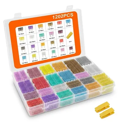 Sicherungsset 1200-tlg., Standard & Mini, 2-40 A, mit Zieher