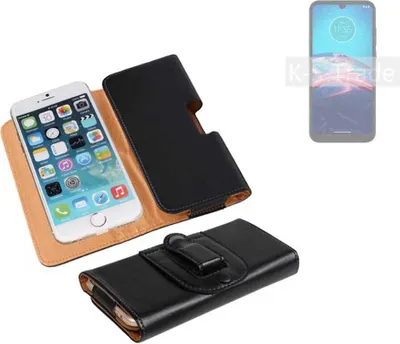 Produktbild von K-S-Trade Schützhülle Handyhülle kompatibel mit Motorola Moto E6S 2020 Holster Gürtel Tasche Schutzhülle Handy-Tasche Smartphone Case