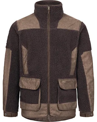 Produktbild von Sherpa Fleece Jacke Herren (Dunkelbraun) Größe S