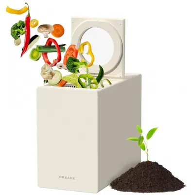 Produktbild von Dreame SF25, Freistehender Abfallentsorger, 2500 ml, 27 dB, Beige, 194 mm, 377 mm