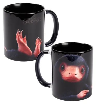 Produktbild von Phantastische Tierwesen Tasse - Baby Niffler Kaffeetasse Becher Kaffeebecher aus Keramik Schwarz 320 ml