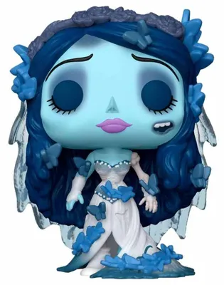 Produktbild von Corpse Bride Emily Figur mit Schmetterlingen, Sammlerspielzeug