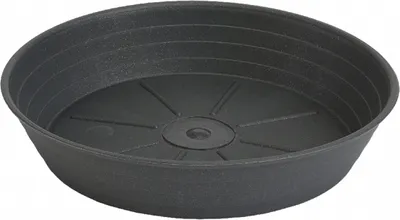 Produktbild von Blumentopf Untersetzer Primavera Kunststoff Ø 28 cm H 4,5 cm anthrazit