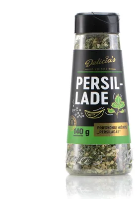 Produktbild von Delicia's Persillade Kräutermischung mit Meersalz und Knoblauch 140 g