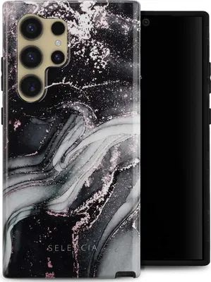 Immagine prodotto di Selencia Vivid Back Cover Samsung Galaxy S24 Ultra - Elegante Marmo Nero