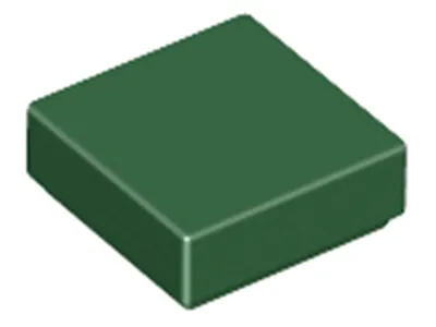 Produktbild von Lego® 1x1 Fliesen 3070 - 100 Stück Dunkelgrün