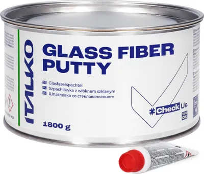 Produktbild von ITALKO Glasfaserspachtel 1,8kg + Härter – Autospachtel für Stahl, GFK, Alu – extrem hart, schleifbar, ideal für Karosseriereparatur