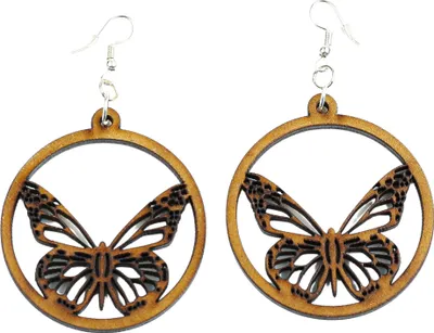 Produktbild von Ohrhänger Ibiza mit runden Anhängern in Schmetterlingform von collezione alessandro