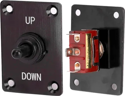 Produktbild von Prepínač DC12V - zapnutie/vypnutie, prepínač nahor/dole, vhodný pre obytné automobily, karavany, lode a člny
