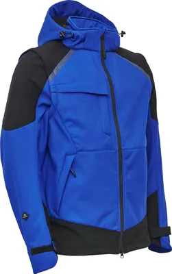 Produktbild von ELKA Rainwear Working Xtreme Softshelljacke mit Abnehmbare Ärmel Königsblau/Schwarz M