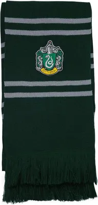 Produktbild von Cinereplicas – Harry Potter – Schal – Ultra Soft – Deluxe Edition – Offizielle Lizenz – Slytherin House – 250 cm – Grün und Grau