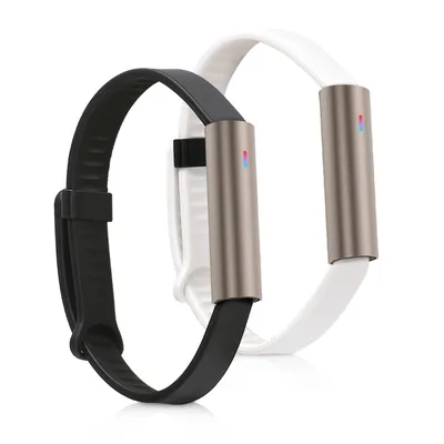 Produktbild von kwmobile 2x Sportarmband kompatibel mit Misfit Ray Armband - Fitnesstracker Band Set aus TPU Silikon