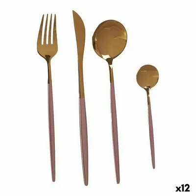 Produktbild von Besteck-Set Rosa Gold Edelstahl (12 Stück)