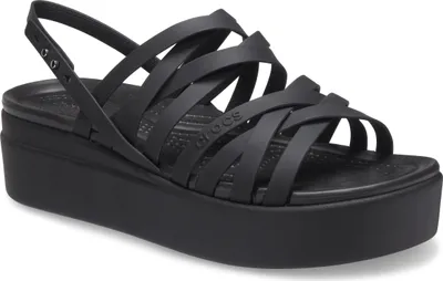 Produktbild von crocs Brooklyn Strappy Low Wedge Women Schwarz Croslite Größe: 37/38 Normal