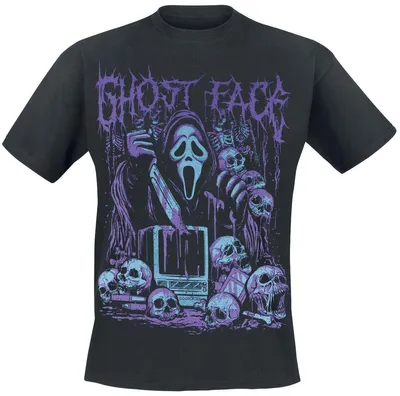 Produktbild von Scream (Film) T-Shirt Herren Ghostface - Television Skeleton schwarz L