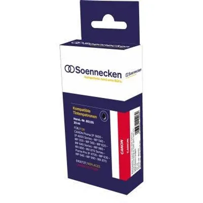 Produktbild von Soennecken Tintenpatrone 80155 wie Canon PGI520BK schwarz