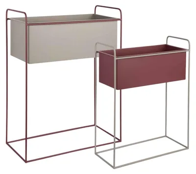 Produktbild von Present Time - Blumentopf Reina - Bordeaux - 50.5x24x65cm
