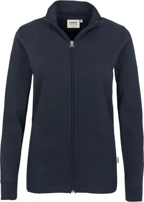 Produktbild von HAKRO Interlock Sweatjacke Damen #227 Gr. S tinte