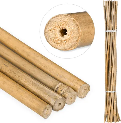 Zdjęcie produktu dla tyczki bambusowe relaxdays 105cm