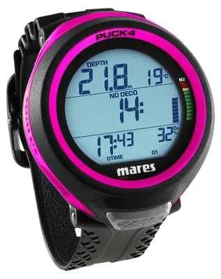 Produktbild von Mares Puck 4 Tauchcomputer - Luft und Nitrox, Farbe:pink