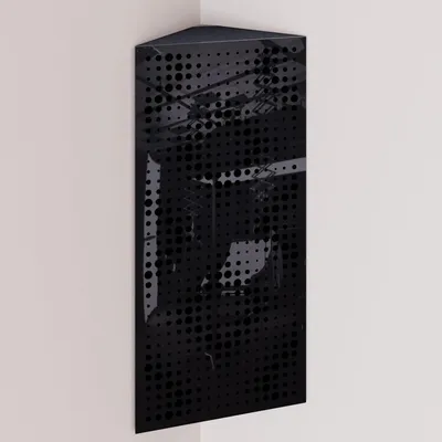 Productafbeelding van Set van 6 hoek bass traps REBAT, 50x23x10 cm, zwart kunststof/zwart