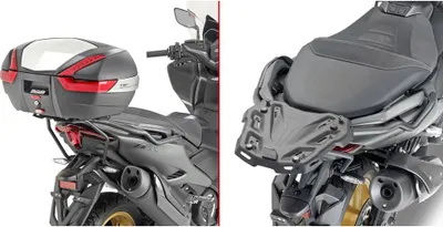 Produktbild von Givi Monolock/monokey Yamaha T-max 560 Topcase Heckmontage Schwarz  Schwarz One Size