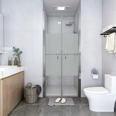 Zdjęcie produktu dla vidaXL Drzwi prysznicowe półmatowe ESG 76x190 cm