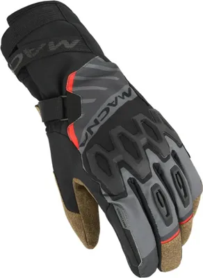 Image de Macna Tyrian RTX gants de moto étanches, gris/marron, 3XL