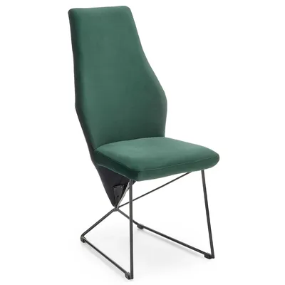 Obrázok produktu pre Halmar Jedálenská stolička K485 - tmavozelená / čierna
