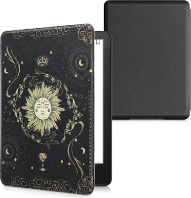Étui Rabat Magnétique Pour Kindle Paperwhite 11e Génération - Similicuir Multicolore, Protection Et Support