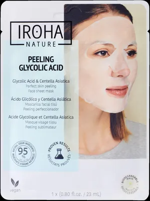 Immagine prodotto di Iroha Peeling Glycolic Acid Face Mask (Gesichtsmaske, Hautmaske Unisex) 658854