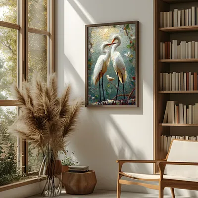Immagine prodotto di Wallity, AI127, quadro decorativo incorniciato in MDF, multicolore, 100% MDF, 50 x 70 x 3,5 cm