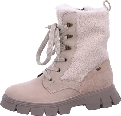 Produktbild von Imac Kinderschuhe Mädchen Schnürstiefel Schnürstiefel Beige Freizeit, Schuhgröße:33 EU