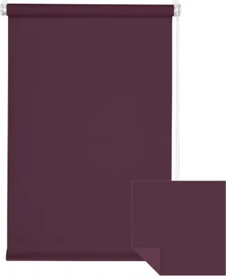 Produktbild von Verdunkelungsrollo Fenster ohne Bohren Tenebra Klemmfix 115x220cm lila aubergine VICTORIA M