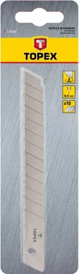 Immagine prodotto di TOPEX Lame intercambiabili a strappo 9 mm, 10 pezzi.