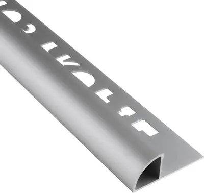 Produktbild von Alu Viertelkreis Profil Fliesenschiene silber matt L270cm 8mm