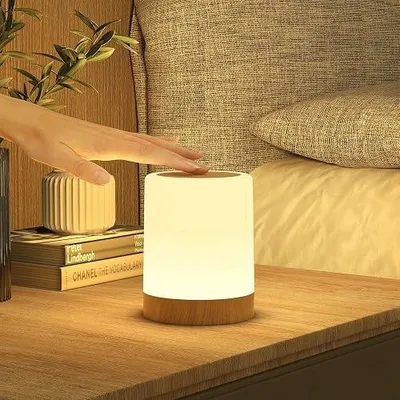 Zdjęcie produktu dla Lampka nocna LED dotykowa rgb 256 kolorów dla dzieci ładowalna