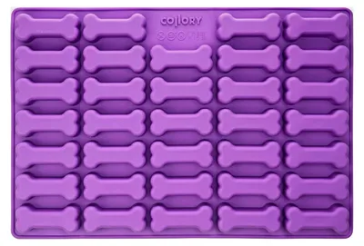 Produktbild von Große Silikonbackform für Knochen (7 cm) zur Herstellung von Hundekeksen und Leckerlis, antihaftbeschichtet und lebensmittelecht (BPA-frei)