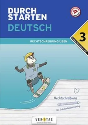 Produktbild von Durchstarten 3. Klasse - Deutsch Mittelschule/AHS - Rechtschreibung