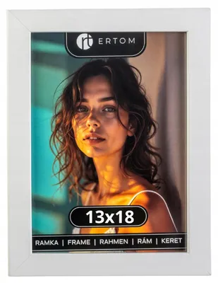 Obrázek produktu pro Ertom Vienna moderní bílý rámeček na fotku 13x18 cm