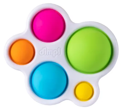 Obrázek produktu pro Fat Brain Toys, hračka Dimpl pro nejmenší děti, senzorická hračka pro batolata