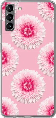 Produktbild von MuchoWow® Handyhülle Schutzhülle Hülle für Telefoonhoesje Samsung Galaxy S21 Plus Mädchen - Blume - Rosa - Muster - Mädchen - Kinder - Kinder Silikon Softcase Handy Hülle - Handy-Tasche