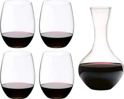 Produktbild von Riedel 'O' + Geschenk (4X 0414/0 + 1X 1431/13)