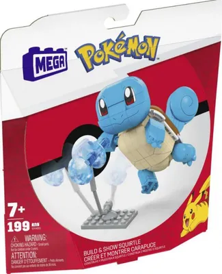 Produktbild von MEGA Pokémon Schiggy-Bauset, Bausatz, 7 Jahr(e), Kunststoff, 199 Stück(e), 339,3 g