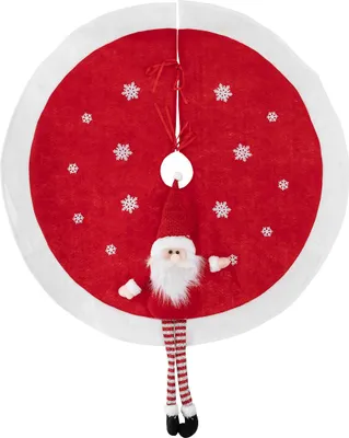 Image de Tapis sous le sapin avec le Père Noël, Ø 90 cm