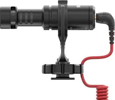 Zdjęcie produktu dla RØDE VideoMicro, Mikrofon do aparatu cyfrowego, -33 dB, 100 - 20000 Hz, Przewodowa, 3,5 mm (1/8"), Czarny