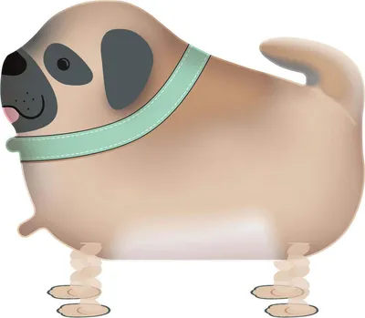 Produktbild von Amscan Airwalker - Hund : Helium gefüllt Folienballon: Helium gefüllt