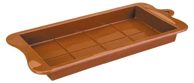 Productafbeelding van Chocoladevorm - Siliconen - 20 x 10 x 2,5 cm - Bruin